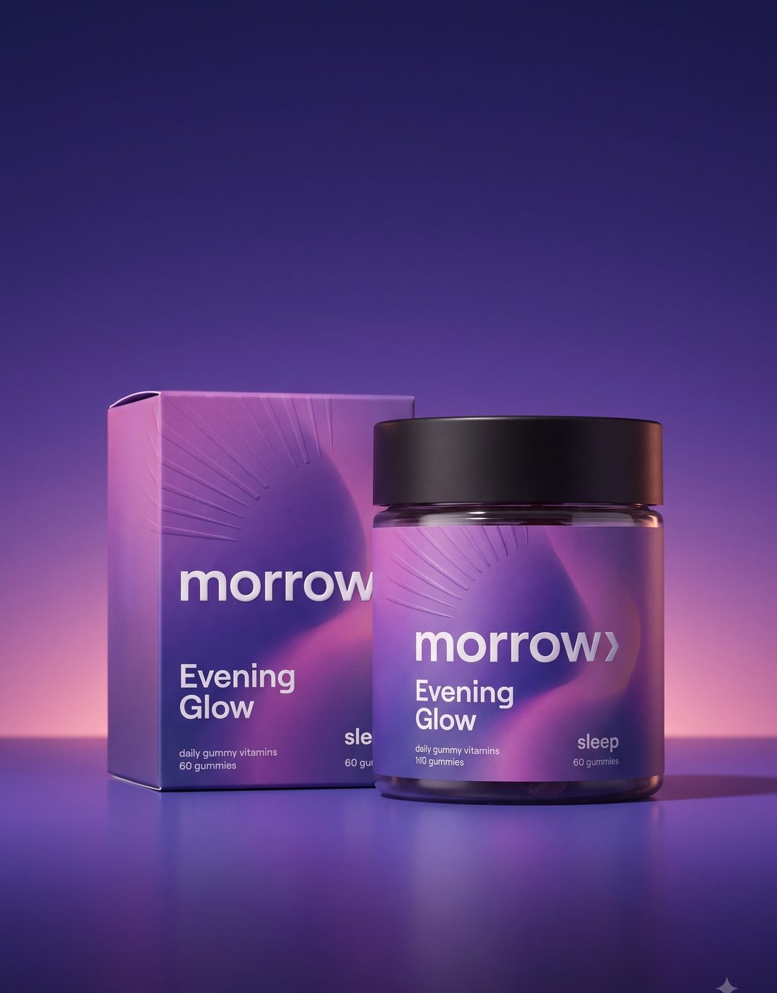Evening Glow jar and carton